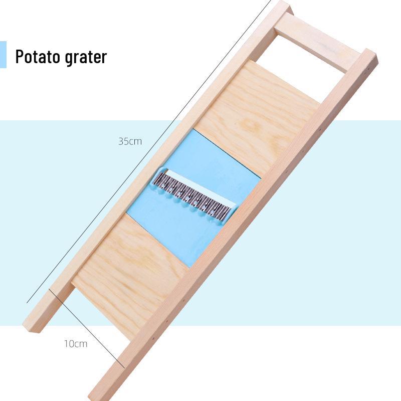 Potato Grid Wave Slicer & Scraper – Household Knife for Potato Chips.