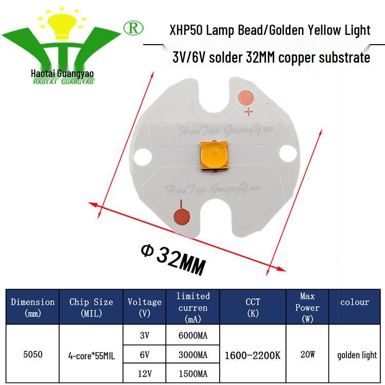 Imitation CREE XHP50 2nd Gen 5050 LED Chip 20W High Power LED Surface Mount Light Source