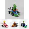 Prezenty Super Mario Kart Księżniczka Peach Figurka Samochód Pvc Zabawka Kolekcja Z Rozkładanymi Kończynami