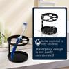 Bathroom Metal Toothbrush Holder With Slots For Electric Toothbrush And Toothpaste Organizer
