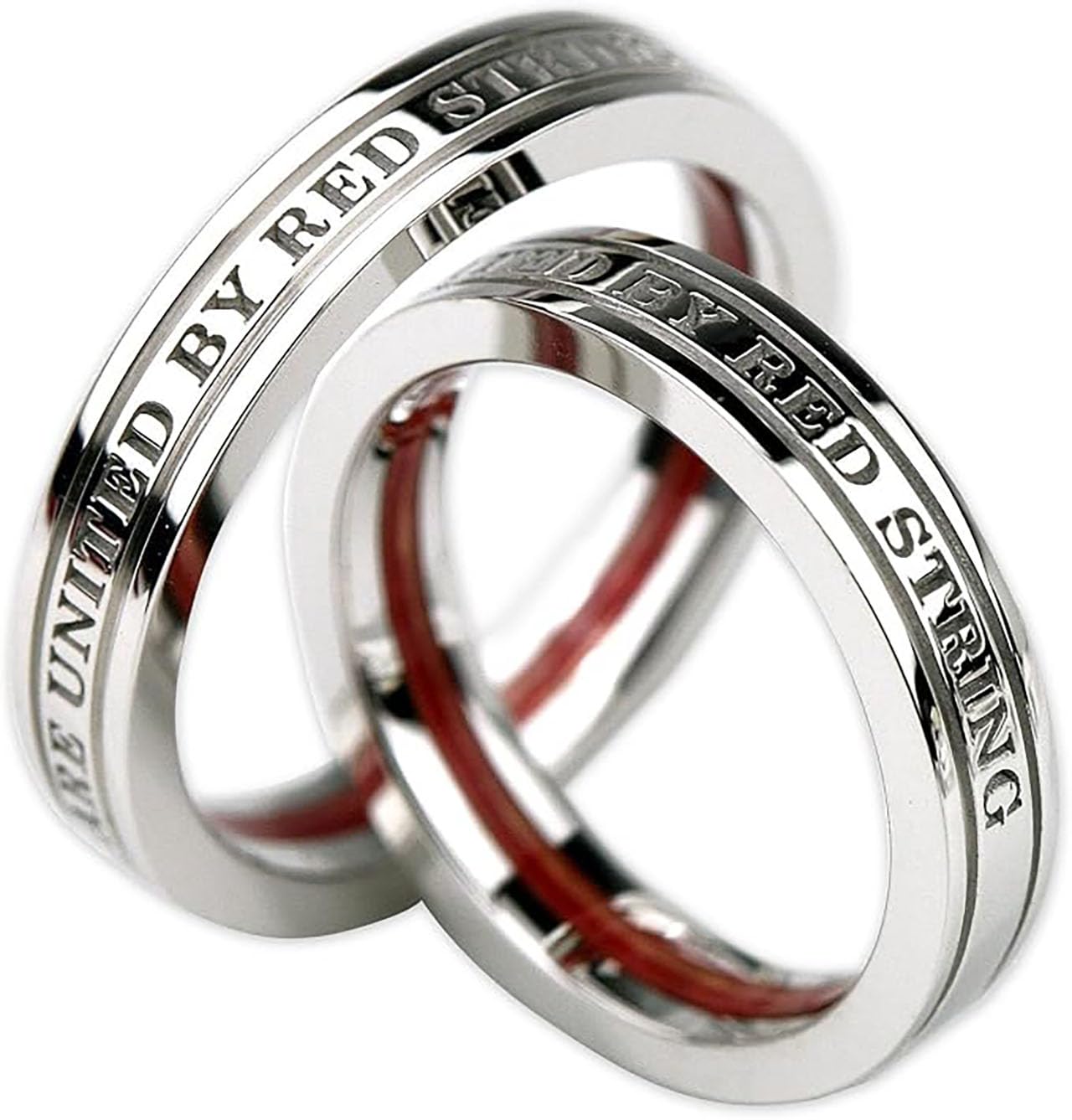 

Pairing SV925 with real red thread of 2 pairs for men and [e-jeweler] (silver) (Set women) [For men No. 17] [For women No. 9] червоний