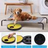 Non-Slip Dog Scratch Pad 360° Rotating Dog Slow Food Toys Dog Nail File Board  Nail Trimming