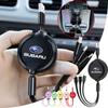 Car Accessories 3 In 1 Micro Cable Multi Charger For Subaru Forester SG SJ SH Crosstrek Legacy Tribeca XV
