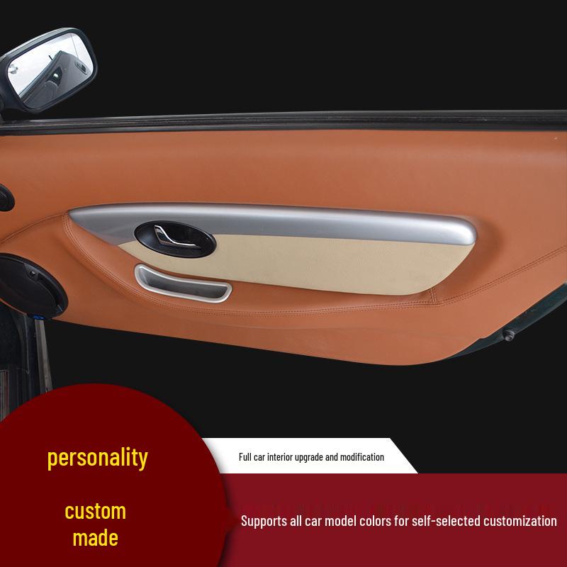 Compatible Genuine Leather Seat & Dashboard Wrap for Cars