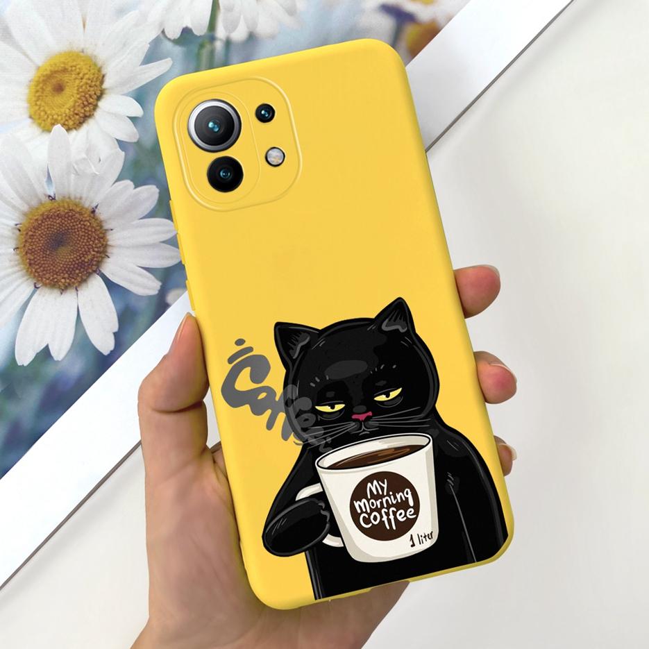 For Xiaomi Mi 11 Lite 5G Case Cute Fashion Painted Cover Soft TPU Phone Case For Xiaomi Mi 11 Pro Mi11 Lite 11Lite Fundas Bumper