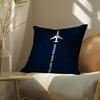 Pinyinletterflightgiftaireraftpilot Pillow Case Pillowcase, Double-Sided Printed, Sofa Cushion, Bedroom Headboard