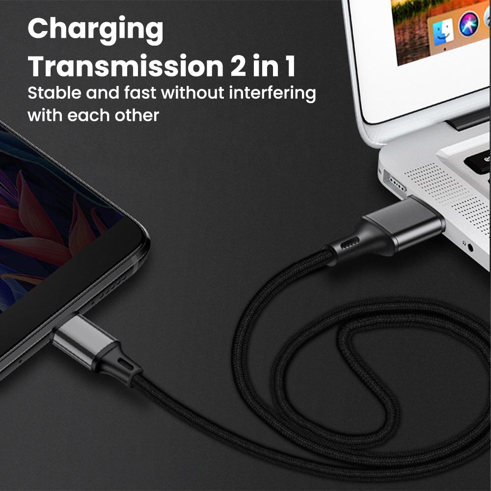 0.25M Short Cable Micro USB Cables Type c Data Cord Fast Charging Portable Wire for Power Bank iPhone 15 Samsung Android Phone