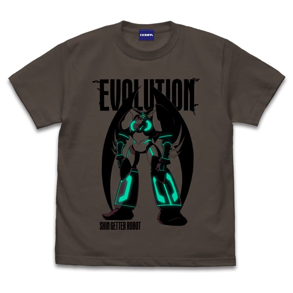 COSPA True Getter Robo The Last Day of the World True Getter Robo CHARCOAL M Size (Change!!) T-shirt