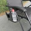 Clip On Sides Recliner Cup Table Tray Lounges Chair Cup Holder Tray with Mobile Phone Slot Cup Holder Slot & Snack Tray