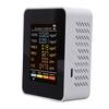 6 In 1 Air Quality Monitor, 2.8  Color Screen Indoor PM2.5 PM10 HCHO TVOC CO CO2 Detector, Multifunctional Air