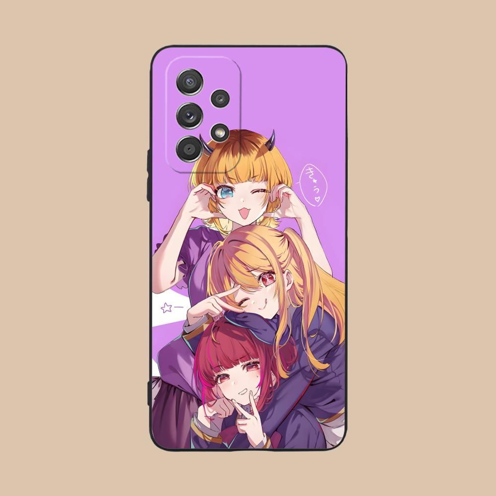 Oshi no ko B-Komachi Phone Case for Samsung Galaxy A73 72 71 70 56 55 54 53 52 36 35 34 23 16 15 5G Colour Protective Pretty