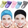 Adjustable Head Band Women Spa Wide Hairband Yoga Bath Shower Makeup Wash Face Cosmetic Headband Soft Toweling Hair Accessories