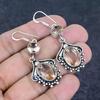 Morganite Gemstone 925 Sterling Silver Earring 2.17"
