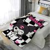 Kawaii Kuromis Flannel Blanket for Sofas Luxury Blankets and Throws Fluffy Plaid Home Interior Sofa Throw Knee Soft Nap Bed & &