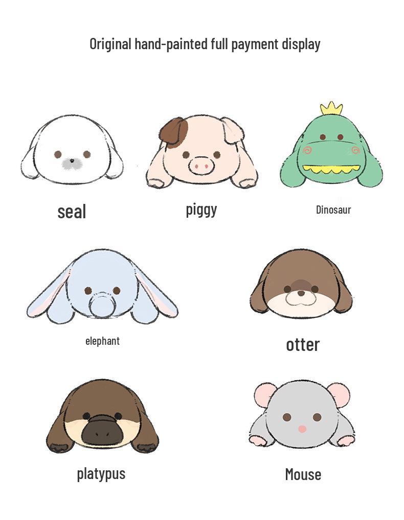 Entzückende faule liegende Elefanten-Plüschpuppe: Niedlicher Cartoon für Kinder, Perfektes Weihnachtsgeschenk