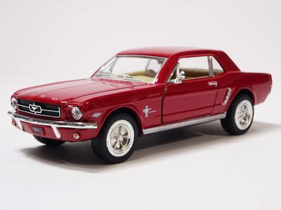 Kinsmart Ford Mustang 1964 1/2 Model Red 1/36 Diecast Car KT5351