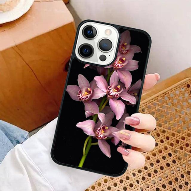 Orchid Flowers Colorful Phone Case for iPhone 16 15 SE2020 6 7 8 Plus for Apple 13 11 12 14 Mini Pro Max Cover Coque Shell