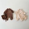 2025 Baby Bear Faux Fur Knit Bodysuit with Hat – Spring/Autumn Style for Infants & Toddlers