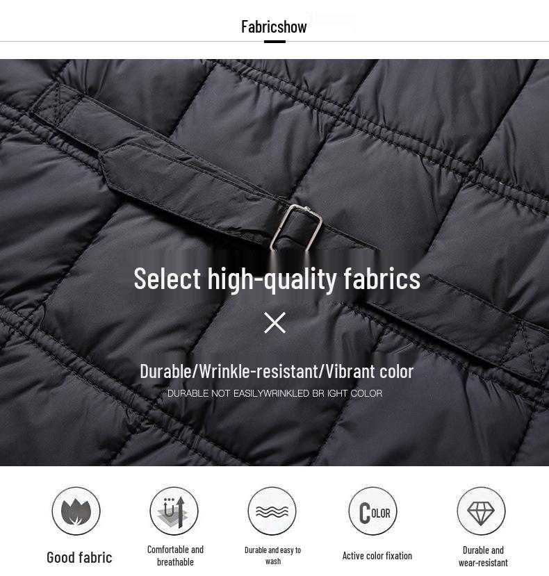 Leichte Stehkragen Daunenweste für Herren für Herbst/Winter – Ärmellose Jacke in Übergröße