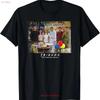 Friends Happy Birthday T Shirt Vintage Washed Unisex Stretched Casual Comfortable Top For Everyday Wear Designer Clothes