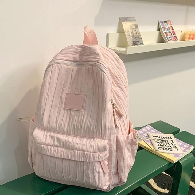 Aesthetic Backpack for Girl Lightweight Backpack Large Capacity Casual Daypacks Travel Rucksack Bag Student School Bag