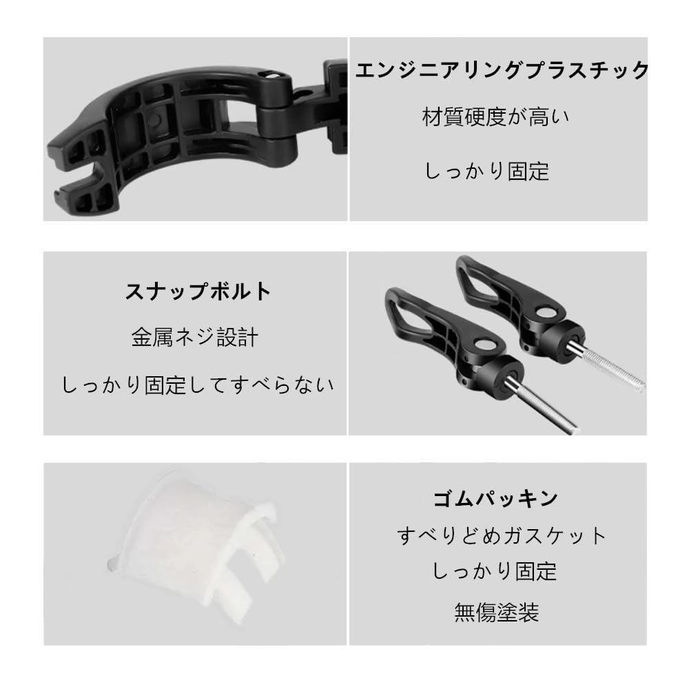 Bicycle Light Holder Diameter 1.8cm-3.8cm Flashlight Holder 360 Degree Rotation
