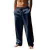 25 European and American Summer Breathable Cotton and Linen Men's Trousers Wish Loose Leisure Sports Linen Straight Pants