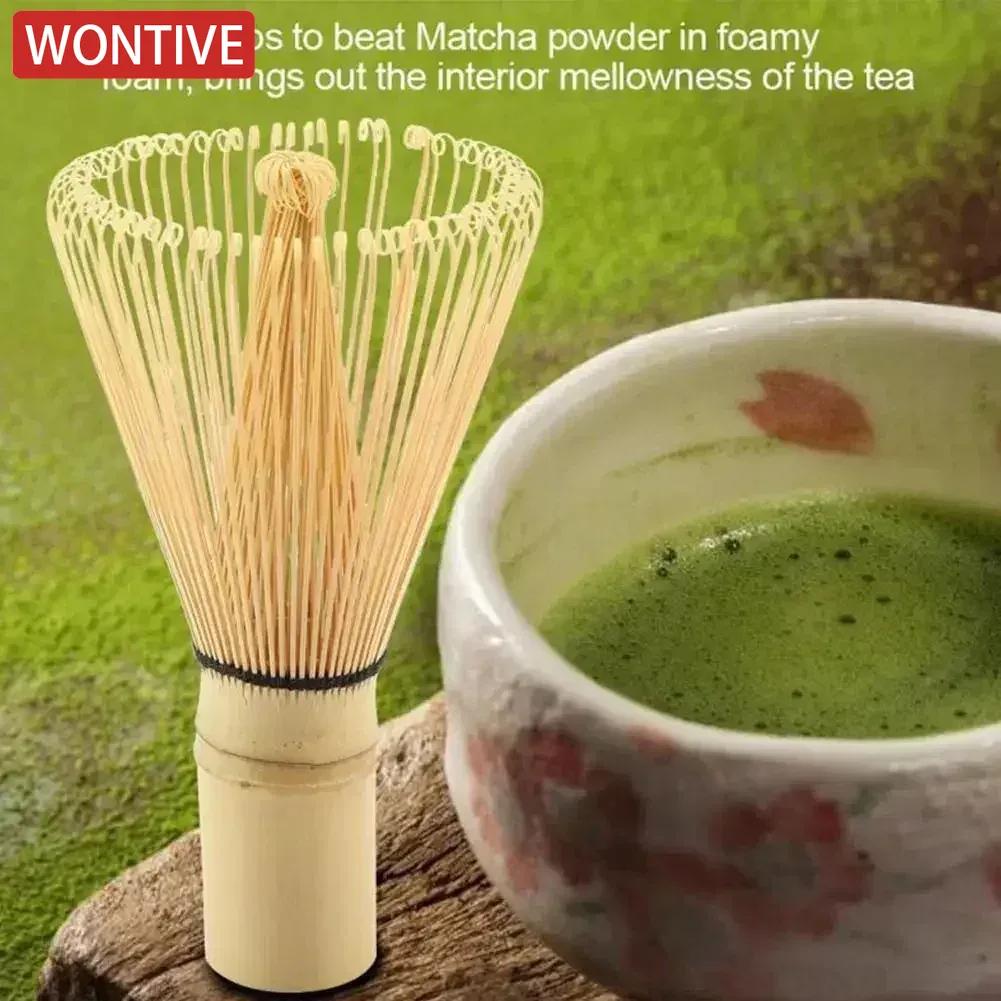 Bamboo Matcha Whisk Green Tea Powder Brush Grinder Matcha Tea Chasen Mixer Stirrer Reusable Tea Whisk Teaware Tea Tools