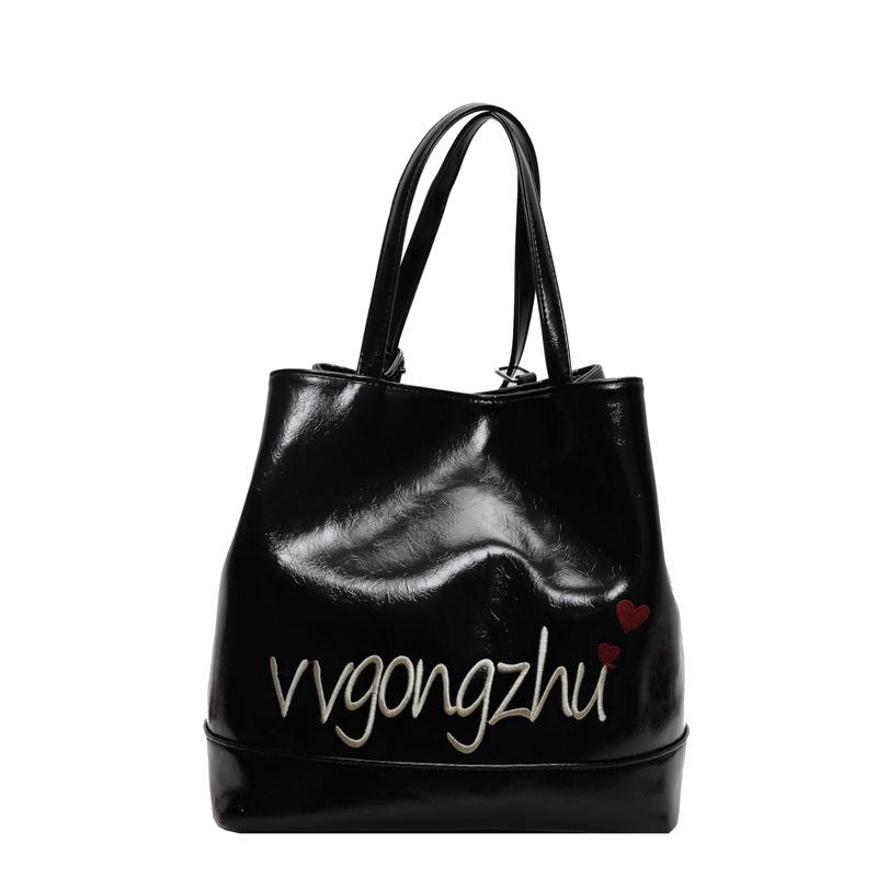 

Backpack Women s Large Capacity Casual Fashion Portable Shoulder Bucket Bag Multifunctional Premium Sense Trend Travel Backpack чёрный