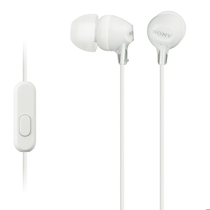 SONY MDR-EX15AP Ecouteurs Intra-auriculaires Blanc