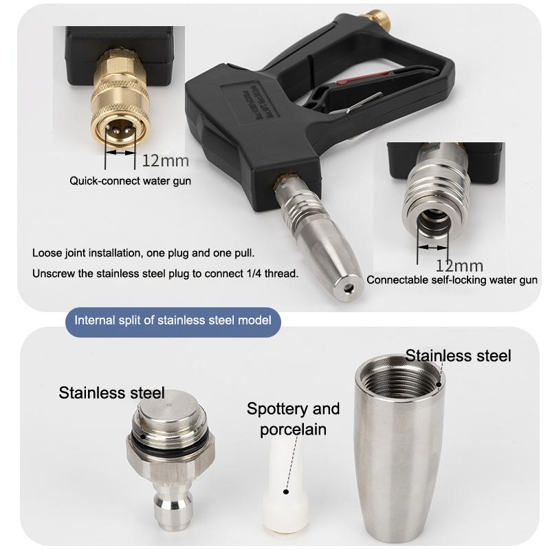 Turbo Nozzle for Pressure Washer - 3600PSI - Stainless Steel, 1/4 Quick Connect, Works with Hot and Cold Water