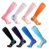 1 Pair Compression Socks for Women Men Unisex Circulation 23-32mmHg Knee High Wide Calves Socks for Running Cycling