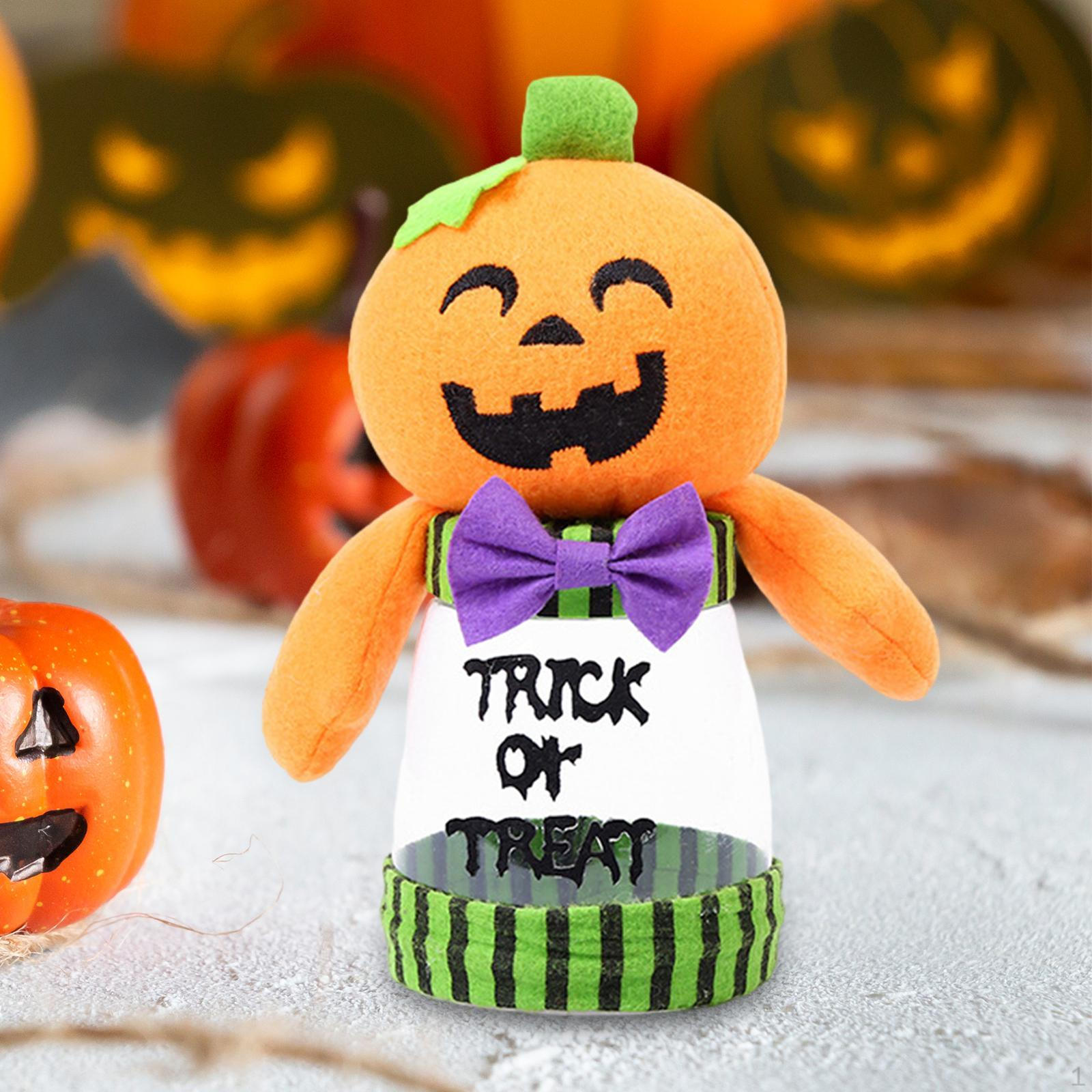 

Коробка для конфет Хэллоуин Хранение Декоративный реквизит Черная кошка Кукла Контейнер для сладостей Ведро с фонарем Джека Type 1