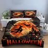 Halloween Themed Bedding Set Bedding set (1 duvet cover, 2 pillowcases, duvet not included)