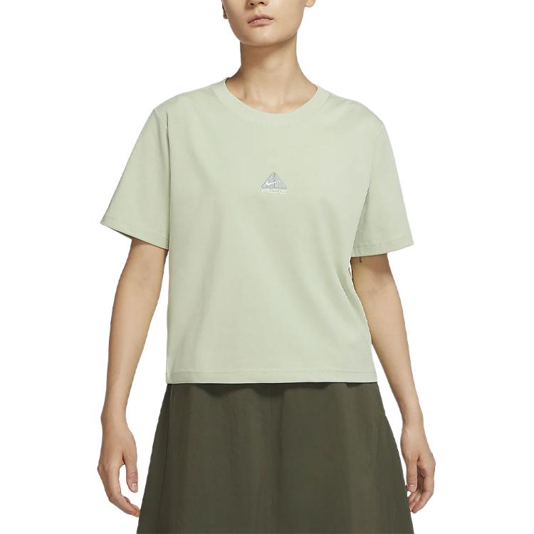 Nike ACG Women'ss Embroidered Knit Crewneck T-Shirt Green DQ2907-343