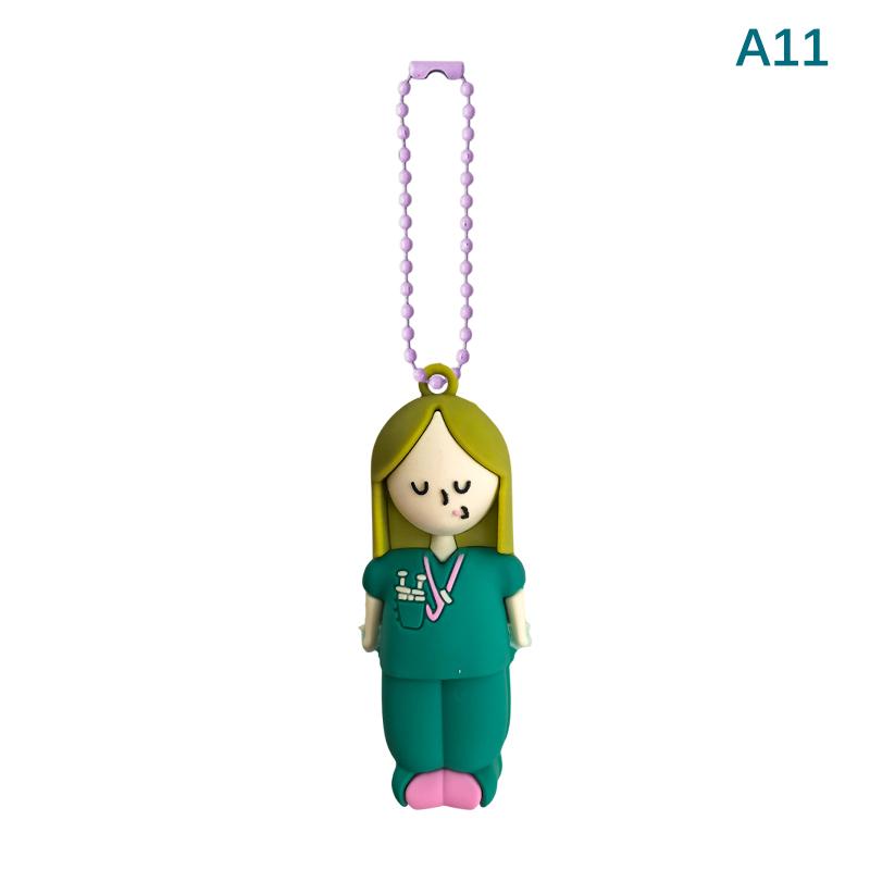 Ampoule Bottle Opener Keychain Syringe-Shaped Cutter Nurse Doctor Ampoule Bottle Opener Aid Medication Vial Breaker Tool