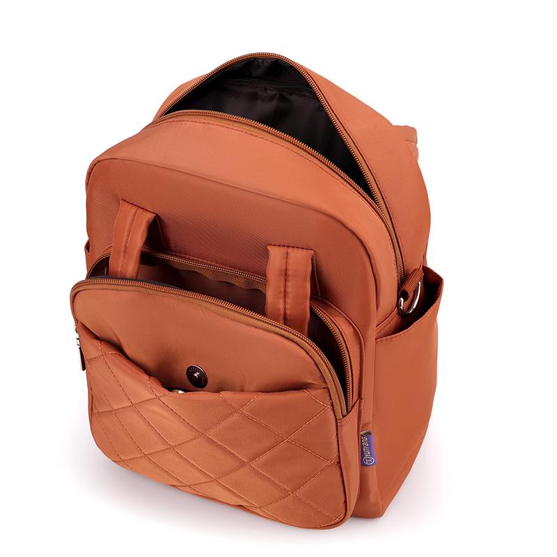 Rhomboid Tote Bag for Women – Stylish Shoulder Backpack with Adjustable Strap & Multiple Pockets – Perfect for Work, School & Daily Use