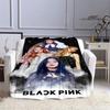 Blackpink Blanket Idol Group Pink 3d Digital Print Flannel Blanket Supplies