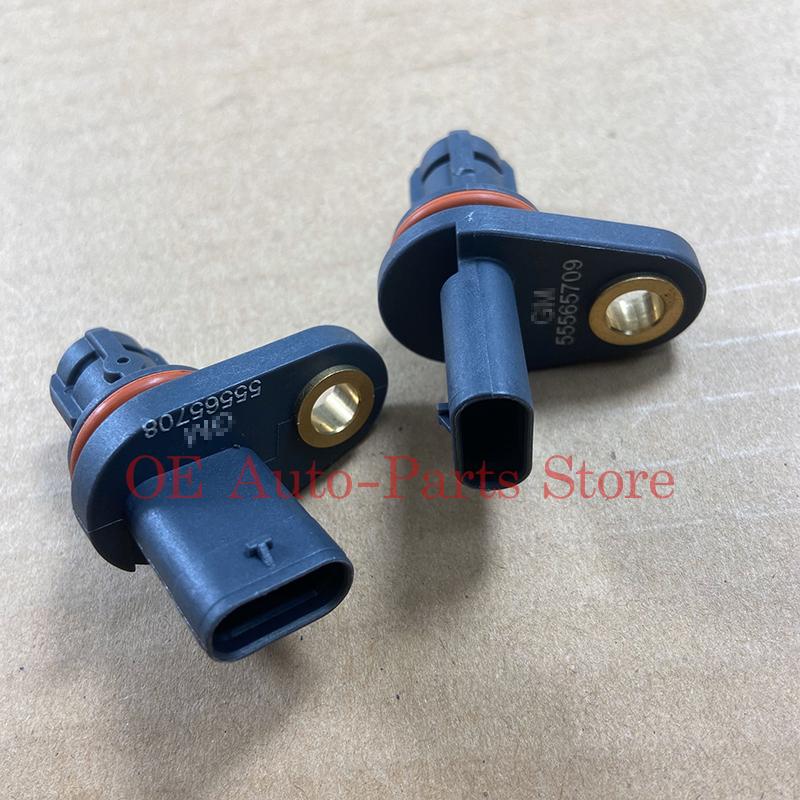 2PCS Camshaft Position Sensor For Chevrolet Aveo Cruze Trax Sonic Pontiac G3 Opel Vauxhall Astra Mokka Zafira 55565708 55565709