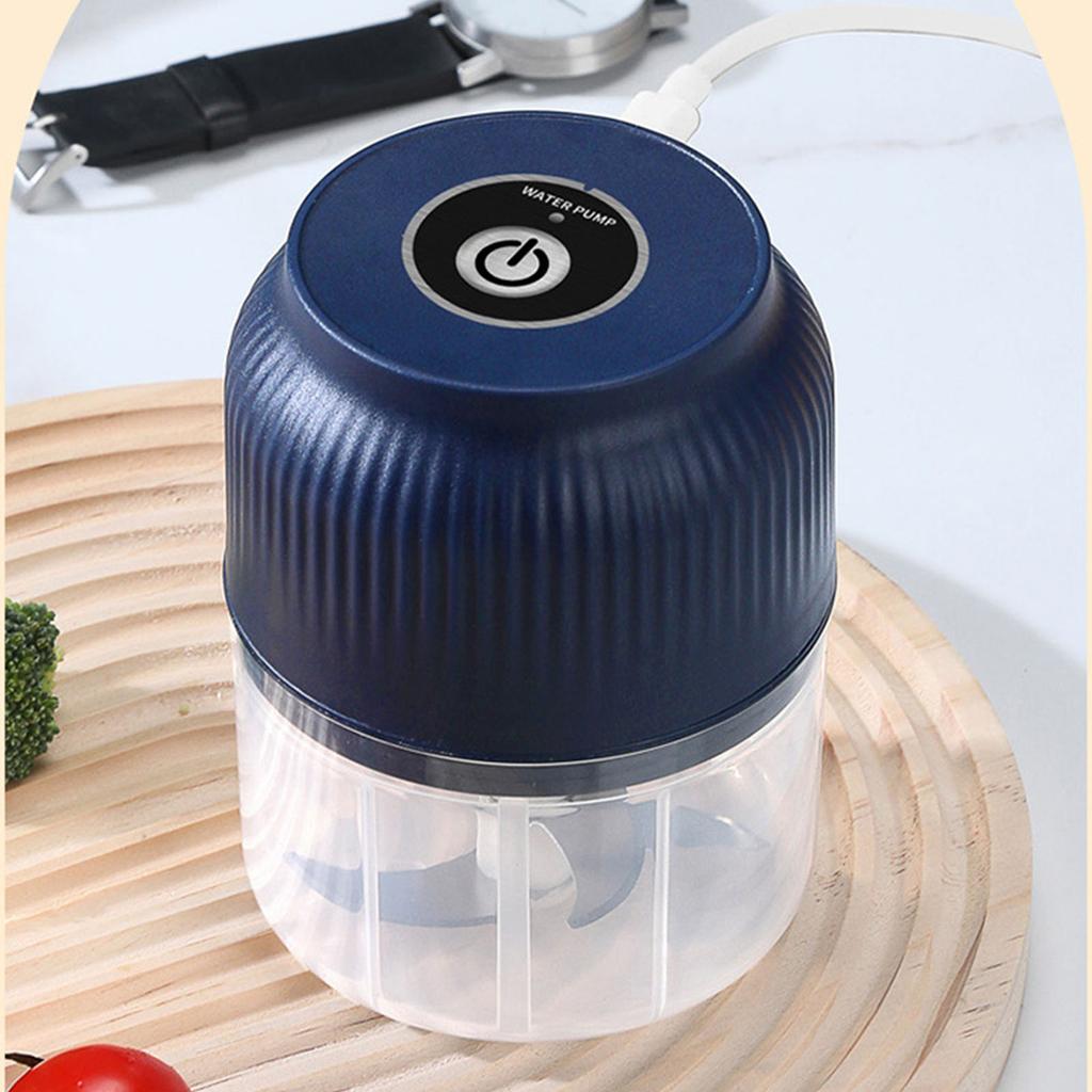 Elektrisk matberedare Portabel vitlökspress Köttkvarn 300ml Grönsakshackare Mosa-maskin Köksredskap Uthållig