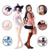 25cm Anime Demon Slayer Figure Kanroji Mitsuri Statue Pvc Action Figure Kimetsu No Yaiba Kochou Shinobu Uniform Nezuko Figurine