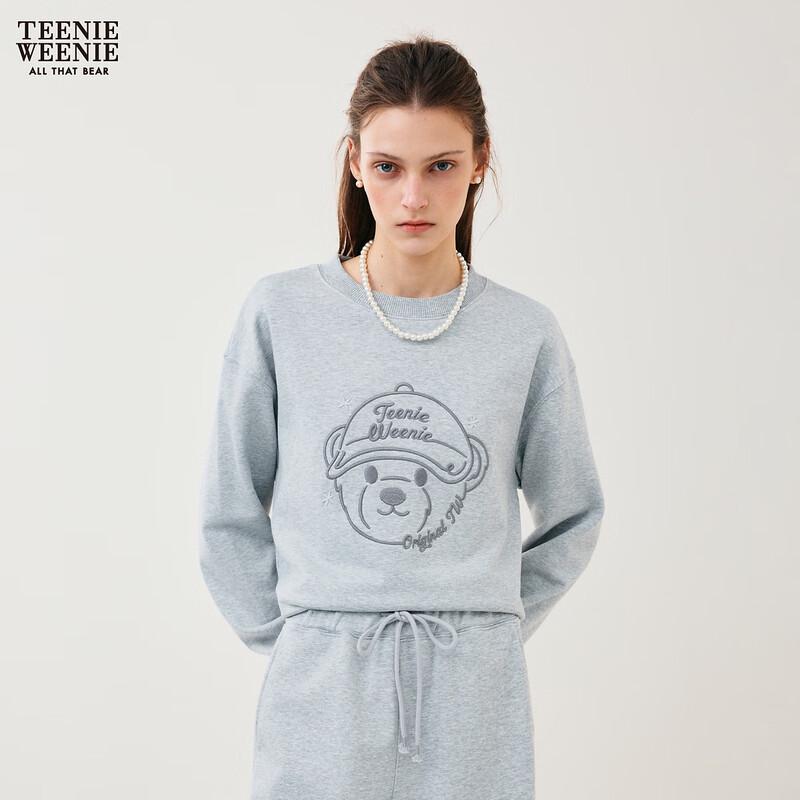 Teenie Weenie Cartoon Bear Crewneck Sweatshirt