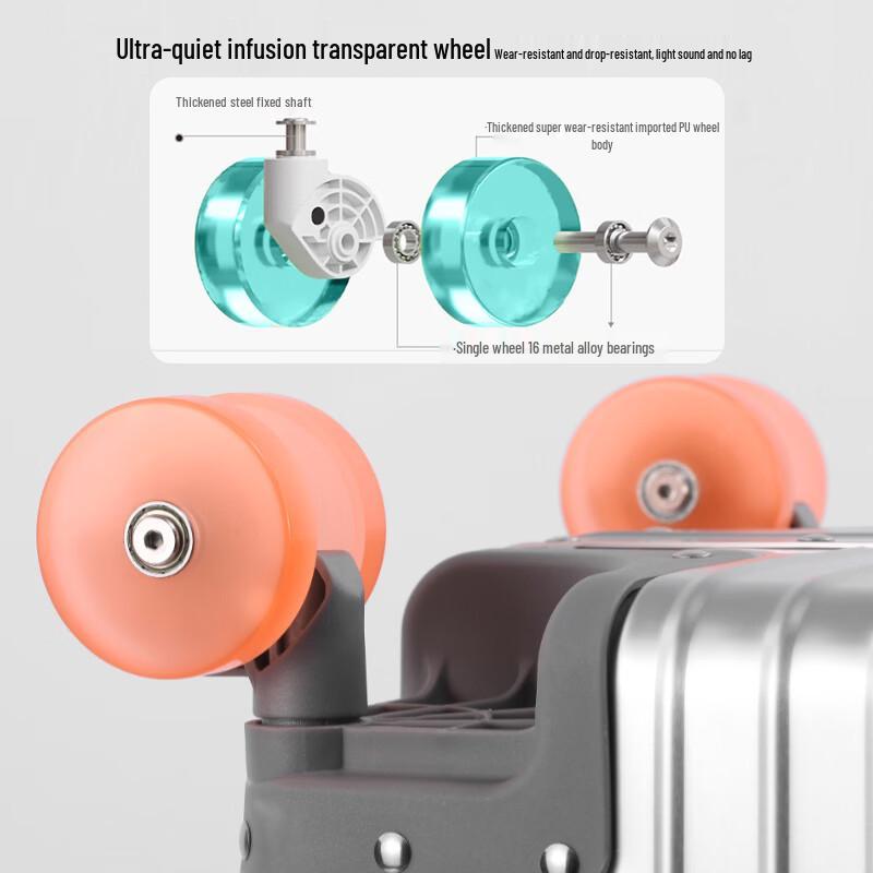 Valigia Spinner DK in Lega di Alluminio-Magnesio da Spingere