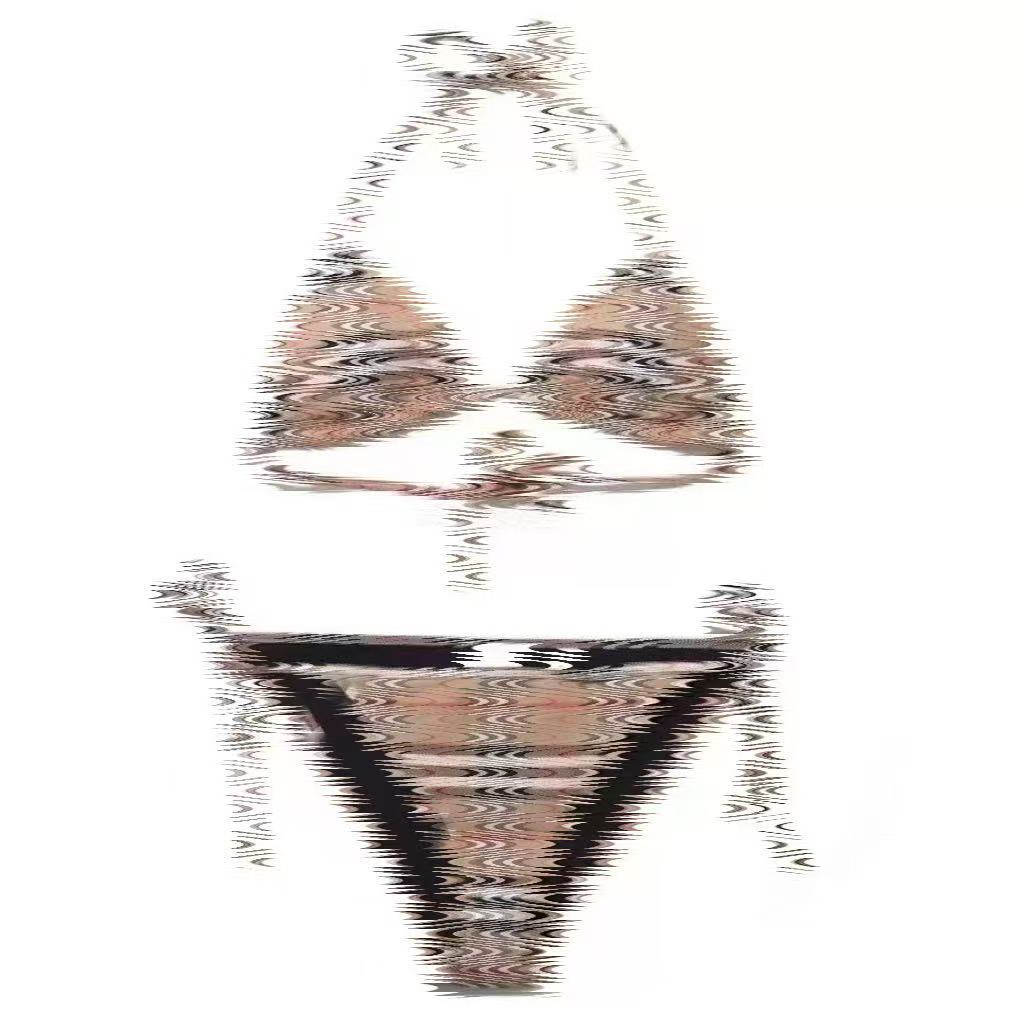 

ins Fengyi Mengling has the same sexy Spice Girl bikini perspective mesh skirt Sanya vacation swimsuit S