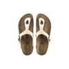 Birkenstock Gizeh Birko Flor Graceful Narrow Fit Sandals 'Pearl White' Women's 0943873
