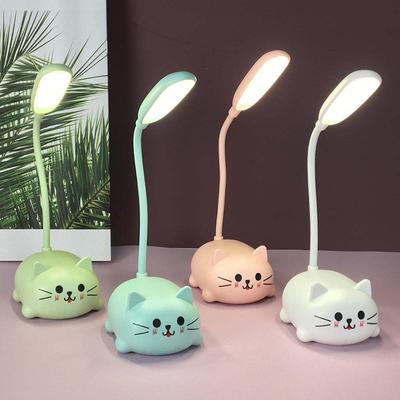 LED Table Lamp Cartoon Cute Pet Cat Night Light Usb Rechargeable Led Table Light Eye Protection