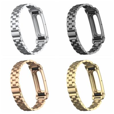 Replacement Metal Strap with Frame Watchband for Google Fitbit Air Smart Watch Accessories