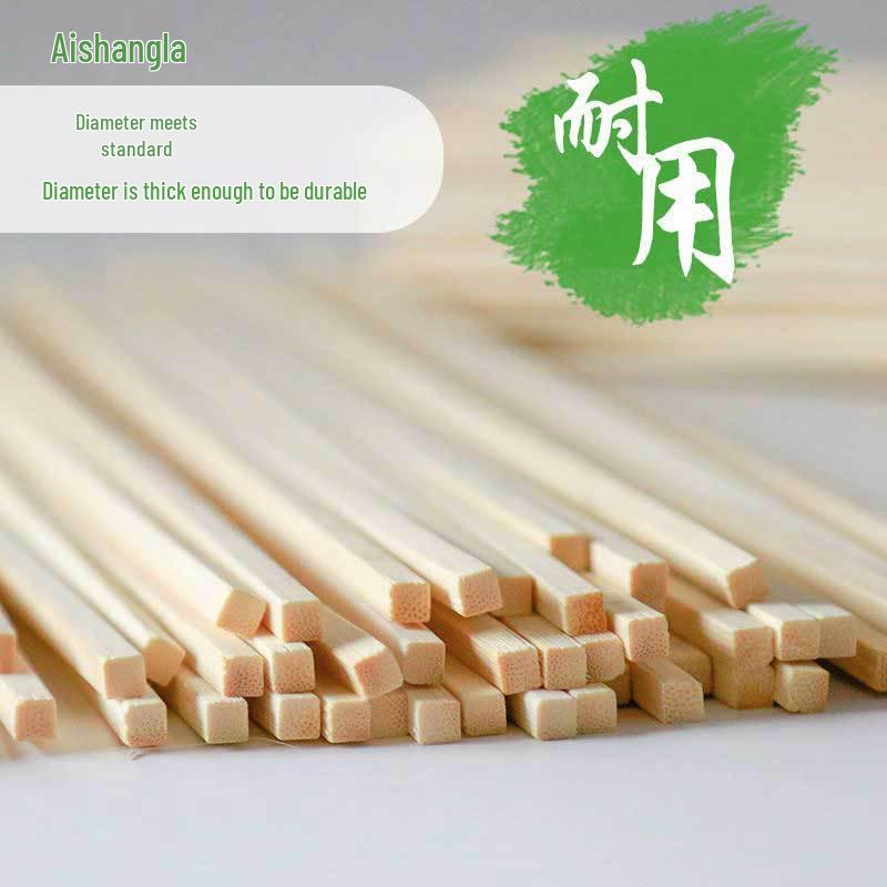 

Квадратные бамбуковые шампуры для жареных сосисок и одена - одноразовые шампуры для барбекю и закусок