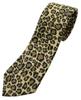 [HANG OVER] 6cm Animal Print Cotton Necktie (Leopard Print) - Made In Japan