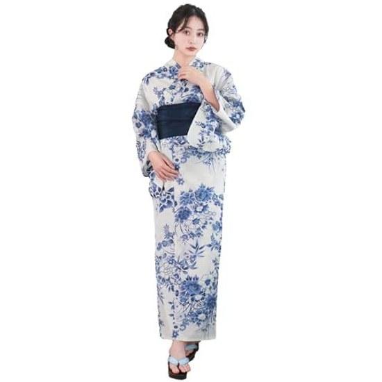 KYOETSU Yukata Set change weave Zweiteiler (Yukata Heko Obi) Damen AB